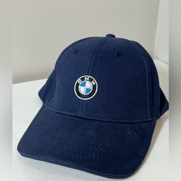 Official BMW Front Emblem Logo Navy Patch Logo M// Hat Cap One Size - Picture 2 of 5